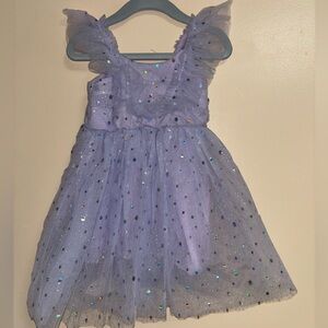 Amazon Girls' Lavender Sequin Tulle Party Dress